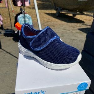 Toddler Boys Blue Velcro Tennis Shoe